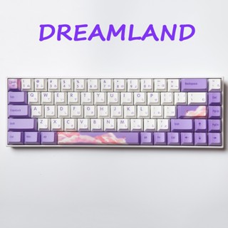 Dreamland keycaps cherry  profile Dye-Sublimation   PBT keycap 139keys