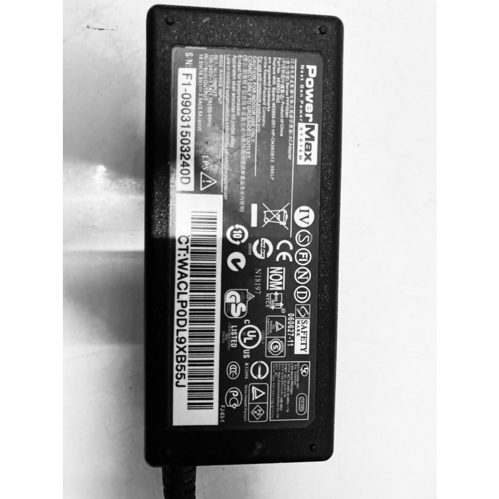 (F2)AC Adepter NB Toshiba (5.5*2.1mm) 18V (65W) 3.5A