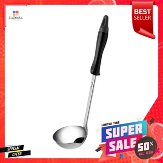 กระบวยสเตนเลส 3.5" SEAGULL ด้ามดำLADLE WITH BLACK HANDLE SEAGULL 3.5"