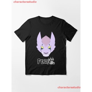 2022 Proud To Be Feral (Nightelf) Essential T-Shirt เสื้อยืด ดพิมพ์ลาย ดผ้าเด้ง คอกลม cotton แฟชั่น discount Unisex