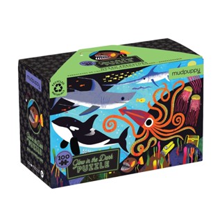 จิ๊กซอว์เรืองแสง   Glow in the dark puzzle 100 ชิ้น ลาย Ocean Predators