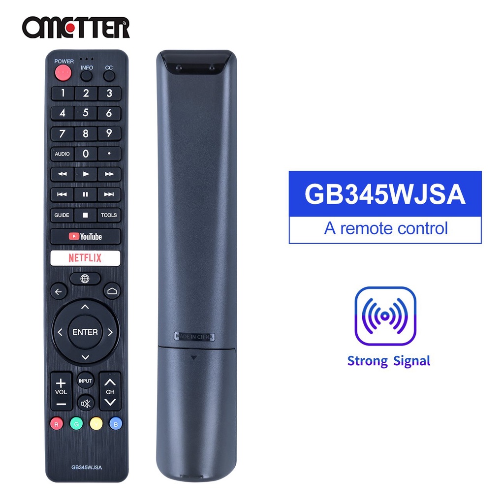 GB345WJSA Fit สําหรับรีโมทคอนโทรลทีวี Sharp พร้อม Netflix YouTube GB346WJSA