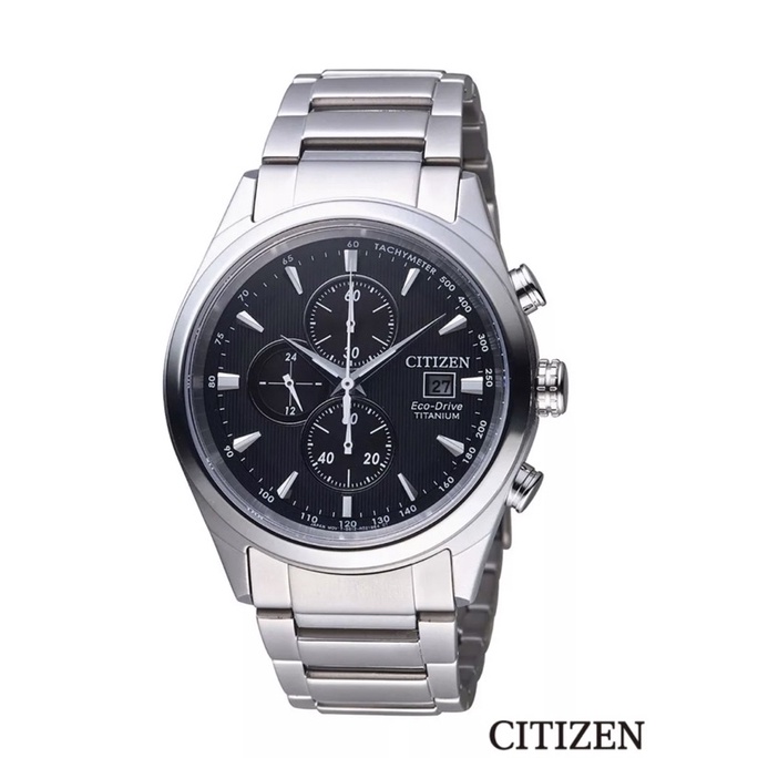 Citizen Mens Eco-drive Titanium WR100 Watch CA0650-82F