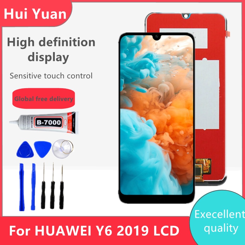 Original LCD for Huawei Y6 2019 LCD Display Touch Screen For Huawei Y6 Prime 2019 LCD MRD-LX1f LX1 L