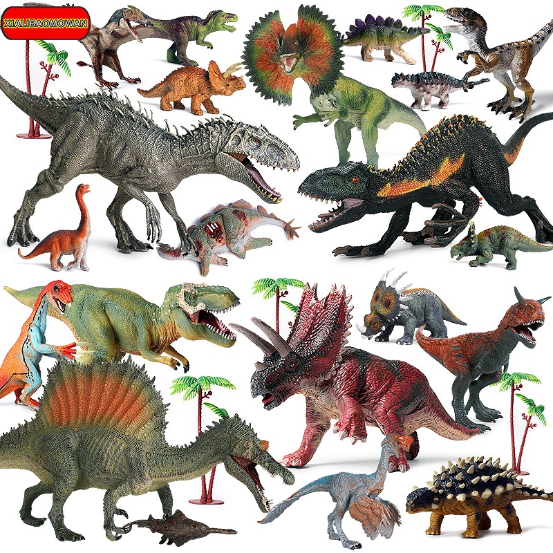 โมเดลฟิกเกอร์ รูปไดโนเสาร์ Jurassic World คุณภาพสูง ของเล่นสําหรับเด็ก