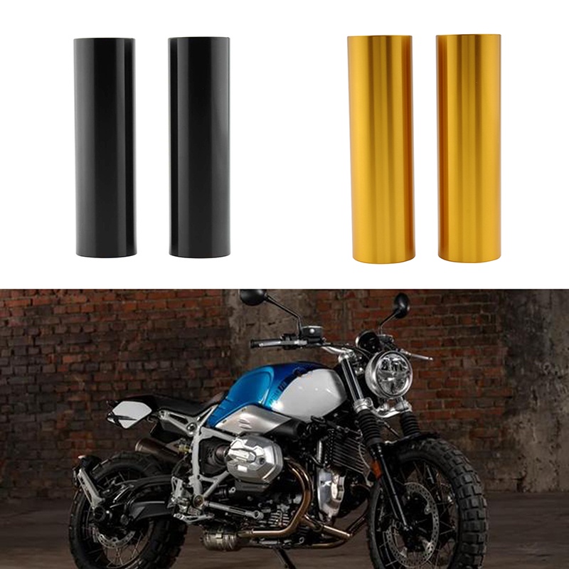 1 Pair Motorcycle Front Fork Cover Shock Absorbing Protective Aluminum Black Gold for BMW RnineT Urban G/S Accessories