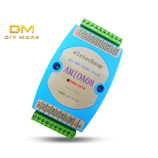 Diymore DC7-25V โมดูลอินพุตและเอาต์พุตดิจิทัล ออปโตคัปเปลอร์แยก RS485 MODBUS RTU บอร์ดสื่อสาร