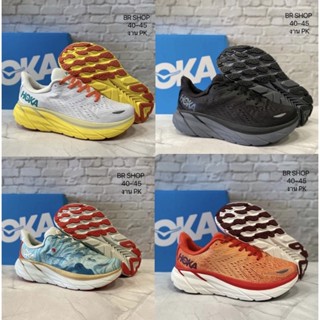 📢🏃🏼รองเท้าวิ่ง Hoka Clifton8 Men’s🏃🏼รองเท้ากีฬา หมุมนิ่ม เบา ใส่สบาย36…45