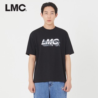 LMC ฤดูร้อนใหม่ 3D พื้นผิวพิมพ์ LOGO ผ้าฝ้ายเสื้อยืดชายและหญิงคู่สบาย ๆ และสะดวกสบายหลวมคอกลมแข ]K8