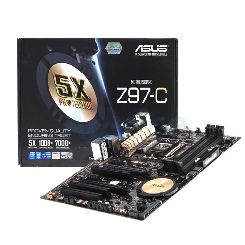 MAINBOARD (เมนบอร์ด) 1150 ASUS Z97-C GAMING M.2 ตัวท็อป พร้อมส่ง