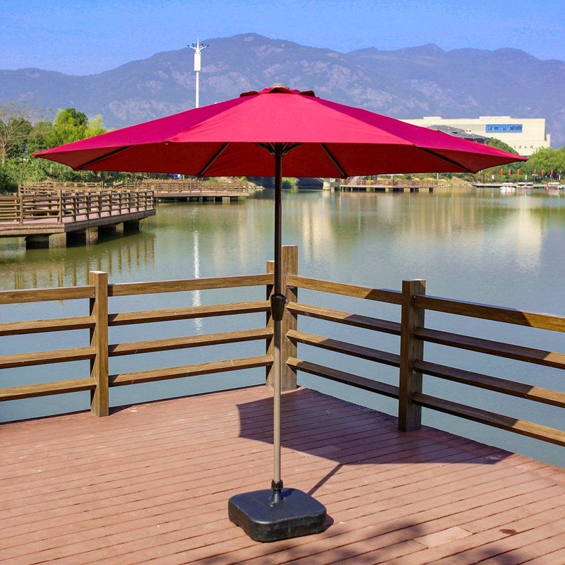 Kimdelin Φ2.7M ร่มกันแดดสนามใหญ่ ในสวน กลางแจ้ง ตลาดนัด ขายของ สระว่าย