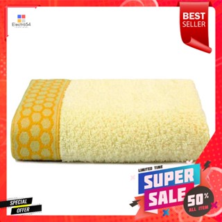 ผ้าขนหนู ROSE HONEYCOMB 15x30 นิ้ว สีเหลืองTOWEL ROSE HONEYCOMB 15"X30" YELLOW