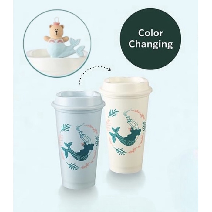 จุกหมี reuse Elma Cold cup Starbucks Siren and Collectibles