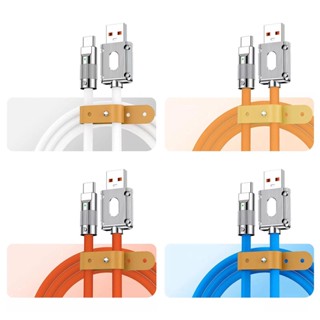 USB To Type-C Charging Cable With Light Alloy Silicone Wire Cable