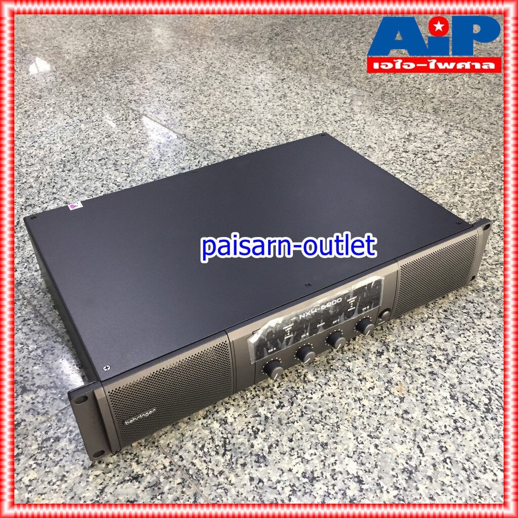 BEHRINGER NX4-6000 4-Ch Power Amplifier เพาเวอร์แอมป์ 4 ชาแนล เพาเวอร์แอมป์แบบ Class D สินค้าของแท้ร