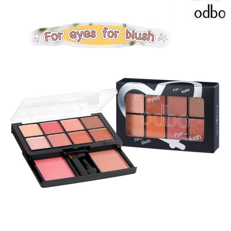 ODBO โอดีบีโอ ODS01 Eyeshadow Blusher อายแชโดว์ บลัชออน พาเลท พาเลทแต่งหน้า