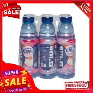 บลู เพลย์ฟูล พีช 500 มล.X6BLUE PLAYFUL PEACH 500 ML.X6