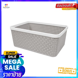 ตะกร้าผ้าเหลี่ยม IN SPACE HH-1090(S) เทาRECTANGULAR BASKET IN SPACE HH-1090(S) GREY