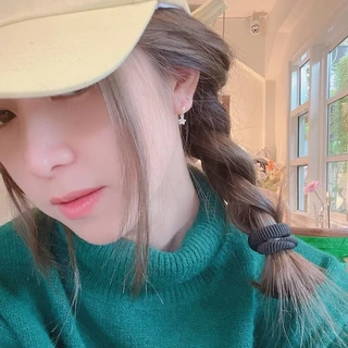 Suwann.na [ราคาต่อคู่] ต่างหูห่วง ต่างหูเงินแท้ ห่วงตุ้งติ้ง