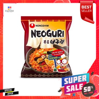 Nong Shim Ster Fry Noodles Spicy Seafood 100g น้องชิม บะหมี่ผัดเผ็ดซีฟู้ด 100g