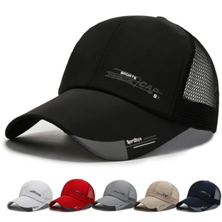 หมวกแก๊ปเบสบอล ปัก cap (มี 5 สี) หมวกกันแดด หมวกกีฬา