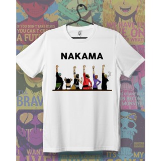 ☸ ✾Baju หนึ่งชิ้น nakama / หนึ่งชิ้นเสื้อยืด / unisex ที 100% ผ้าฝ้ายพิมพ์ tshirt / dtg พิมพ์T %55