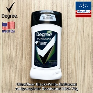 Degree® Men UltraClear Black+White Driftwood Antiperspirant Deodorant Stick 76g โรลออนสติ๊ก ผลิตภัณฑ์ระงับกลิ่นกาย