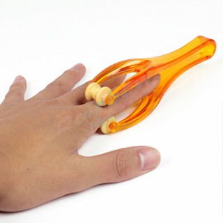 Rainbow เครื่องนวดนิ้ว ข้อต่อมือ แบบลูกกลิ้ง ที่หนีบนวดมือ แบบพกพา Rolling finger massager