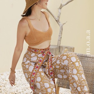 Suntan Wrap Pants | Moaa Collection