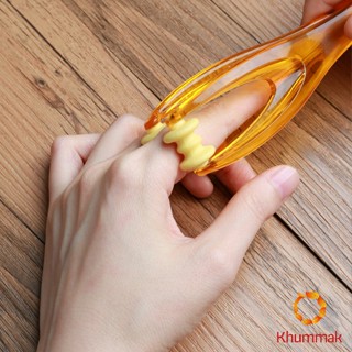 Khummak เครื่องนวดนิ้ว ข้อต่อมือ แบบลูกกลิ้ง ที่หนีบนวดมือ แบบพกพา Rolling finger massager