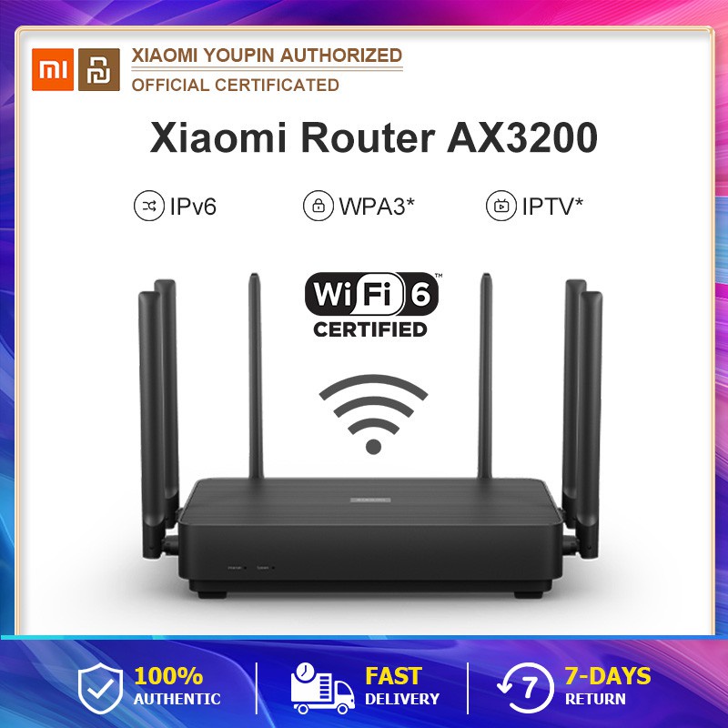 Xiaomi Router AX3200 WiFi 6 Global Version เราเตอร์MI Mesh Network Smart Router 4*4*80MHz ประกันศูนย์ไทย 1 ปี