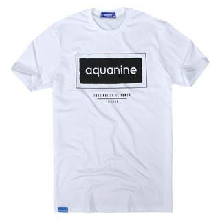 เสื้อยืดแฟชั่น✈เสื้อยืด AQUANINE  tshirt  เสื้อยืดผู้ชาย รุ่น IMAGINATION เสื้อยืดสีขาว ลิขสิทธิ์แท้