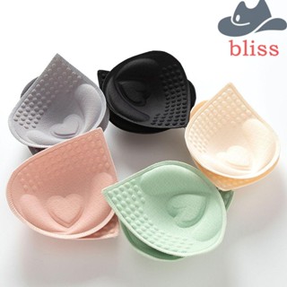 Bliss แผ่นเสริมหน้าอกบิกินี่ ถอดได้ ทรงหยดน้ํา ใช้ซ้ําได้