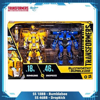 Hasbro หม้อแปลงไฟฟ้าสตูดิโอ Buzzworthy Series Deluxe 79BB High Octane Bumblebee ของเล่น Decepticon Stinger 02BB F4481