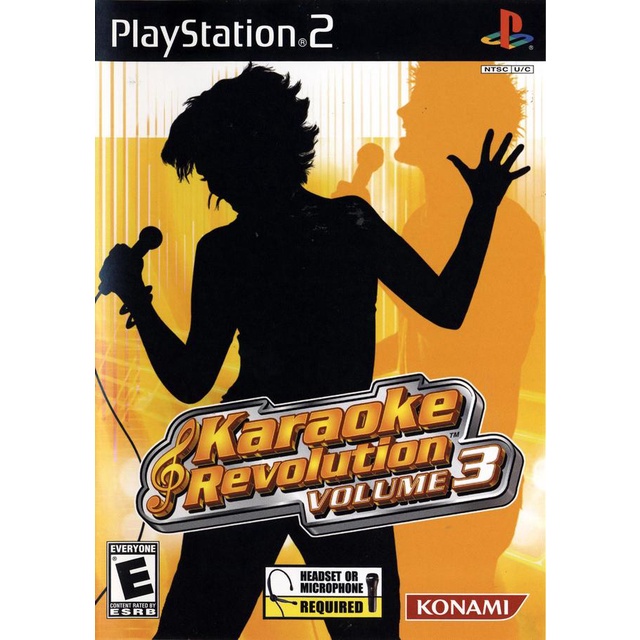 Karaoke Revolution Volume 3 (USA) PS2 แผ่นเกมps2 แผ่นไรท์ เกมเพทู