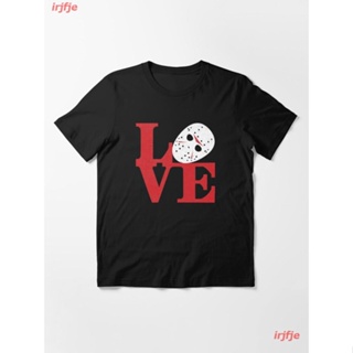 New LOVE Friday The 13th Essential T-Shirt เสื้อยืด ดพิมพ์ลาย ดผ้าเด้ง คอกลม cotton แฟชั่น discount Unisex