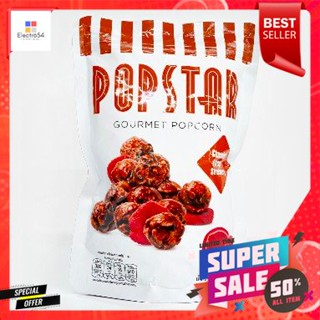 Popstarsnack Chocolate Crispy Strawberry ป็อบสตาร์สแน็ค สตรอเบอร์รี่กรอบช็อกโกแลต