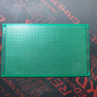 แผ่น PCB 12x18 cm หน้าเดียว FR-4 2.54mm Single Side Prototype PCB Printed Circuit Board