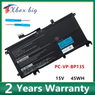 NEW PC-VP-BP135 15V 45Wh 4ICP6/42/85 Laptop Battery For NEC 2952MAH