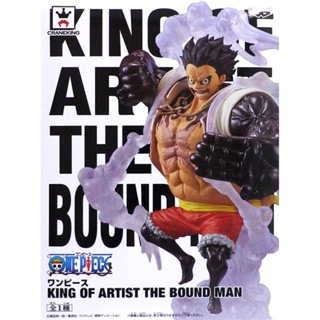 Luffy Gear 4 ของแท้ JP แมวทอง - King of Artist Banpresto [โมเดลวันพีช]