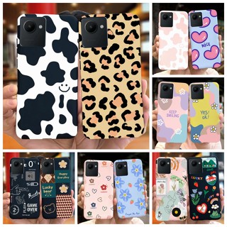 เคสโทรศัพท์มือถือ ซิลิโคนนิ่ม TPU ลายวัวนม เสือดาวน่ารัก สําหรับ Realme C30s C30 2022 RealmeC30 C 30 30s RMX3581