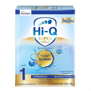 Dumex Hi-Q Supper Gold1 ดูเม็กซ์ ไฮคิว ซูเปอร์โกลด์ สูตร1 นมผง สำหรับเด็กแรกเกิด - 1 ปี ขนาด 250 กรัม 16171