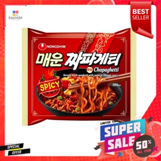 Nong Shim Spicy Chapaghetti 137g น้องชิม ชาปาเก็ตตี้เผ็ด 137g