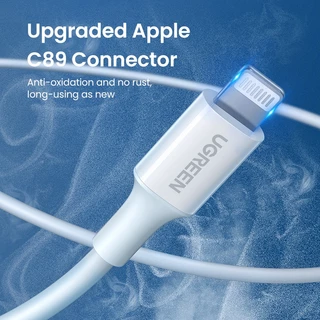 Ugreen สายชาร์จ USB 2.4A MFi เป็น Lightning ชาร์จเร็ว สําหรับ iPhone 14 13 12 11 8 iPhone 12 Pro iPhone 12 Pro Max