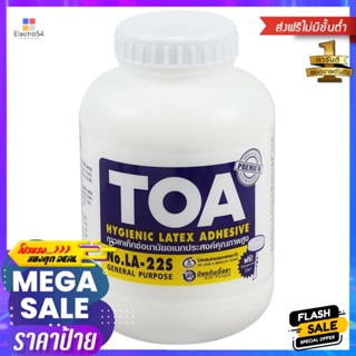 กาวลาเท็กซ์ทั่วไป TOA 16 ออนซ์ สีขาวLATEX GLUE TOA 16OZ WHITE