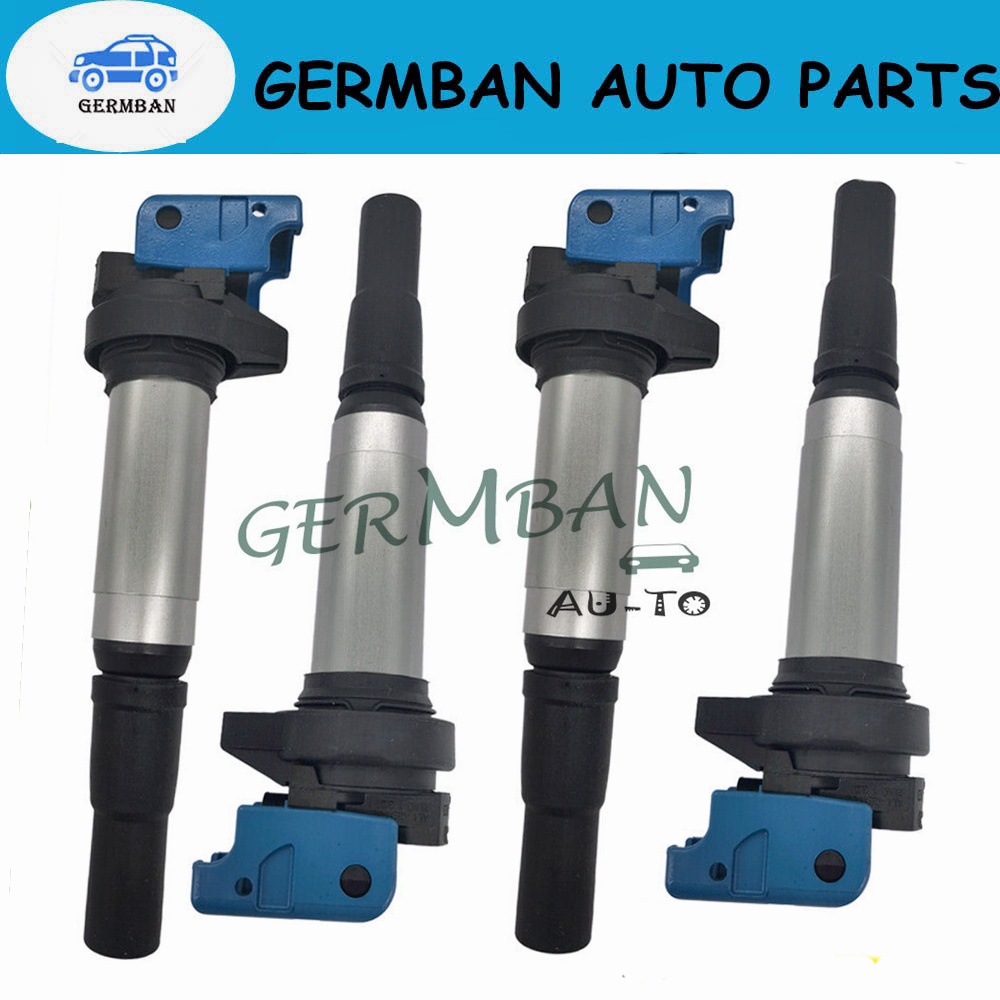 12137575010  4pcs Ignition Coil for BMW X5 X3 Z4 325i 325Ci 328i 330Ci 335i 525i 528i 545i 745Li UF5