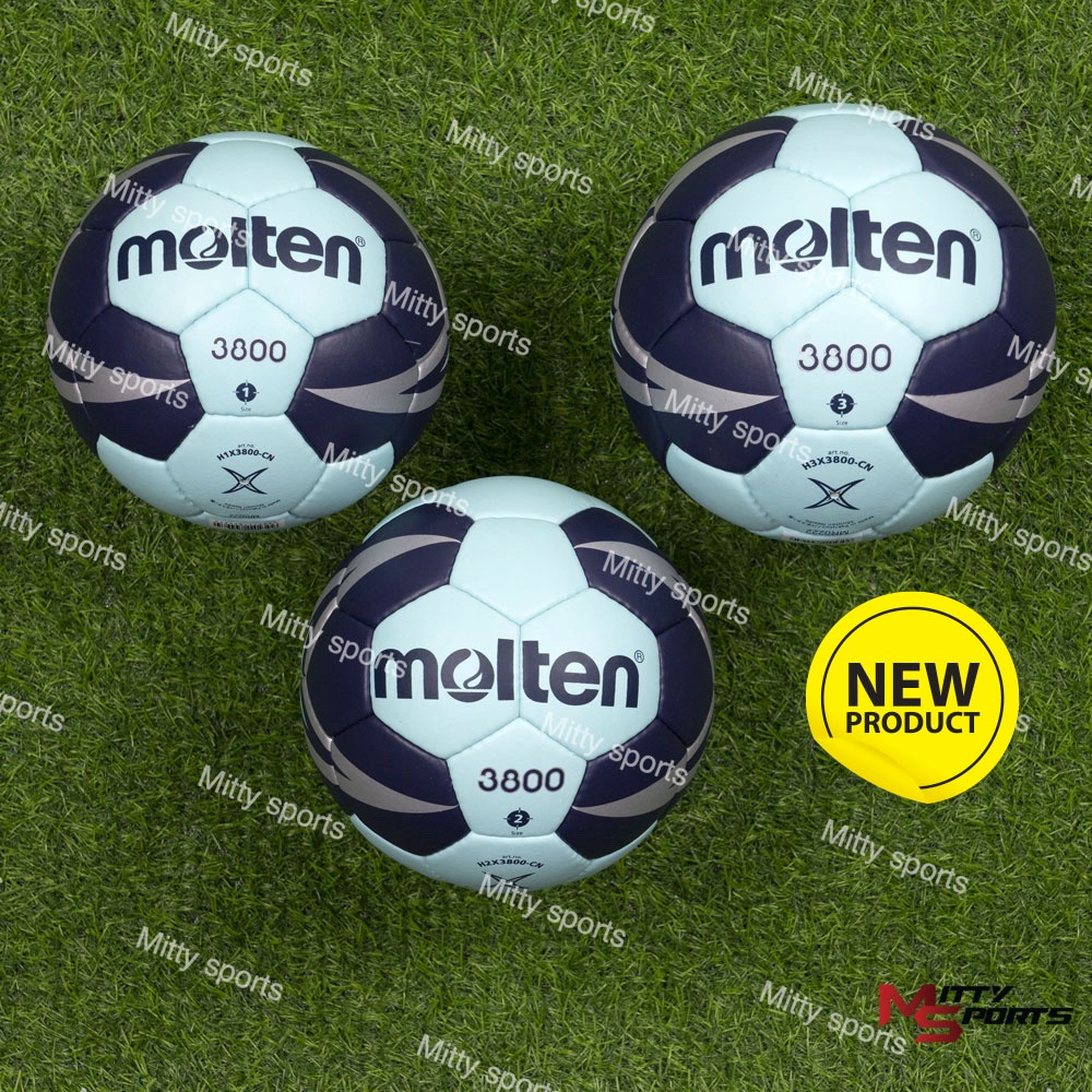 แฮนด์บอลหนังเย็บ MOLTEN รุ่น H1X3800 & H2X3800 & H3X3800 - CN