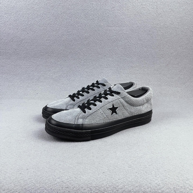 รองเท้ามือสอง Converse One Star Ox Vintage Suede Grey/Black Size :: 44eu / 28.5cm