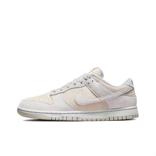 【พร้อมส่ง ของแท้ 100%】Nike Dunk Low Retro PRM“Vast Grey”ผ้าใบ รองเท้าวิ่ง