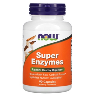 NOW Foods, Super Enzymes, 90 Capsules/180 Capsules